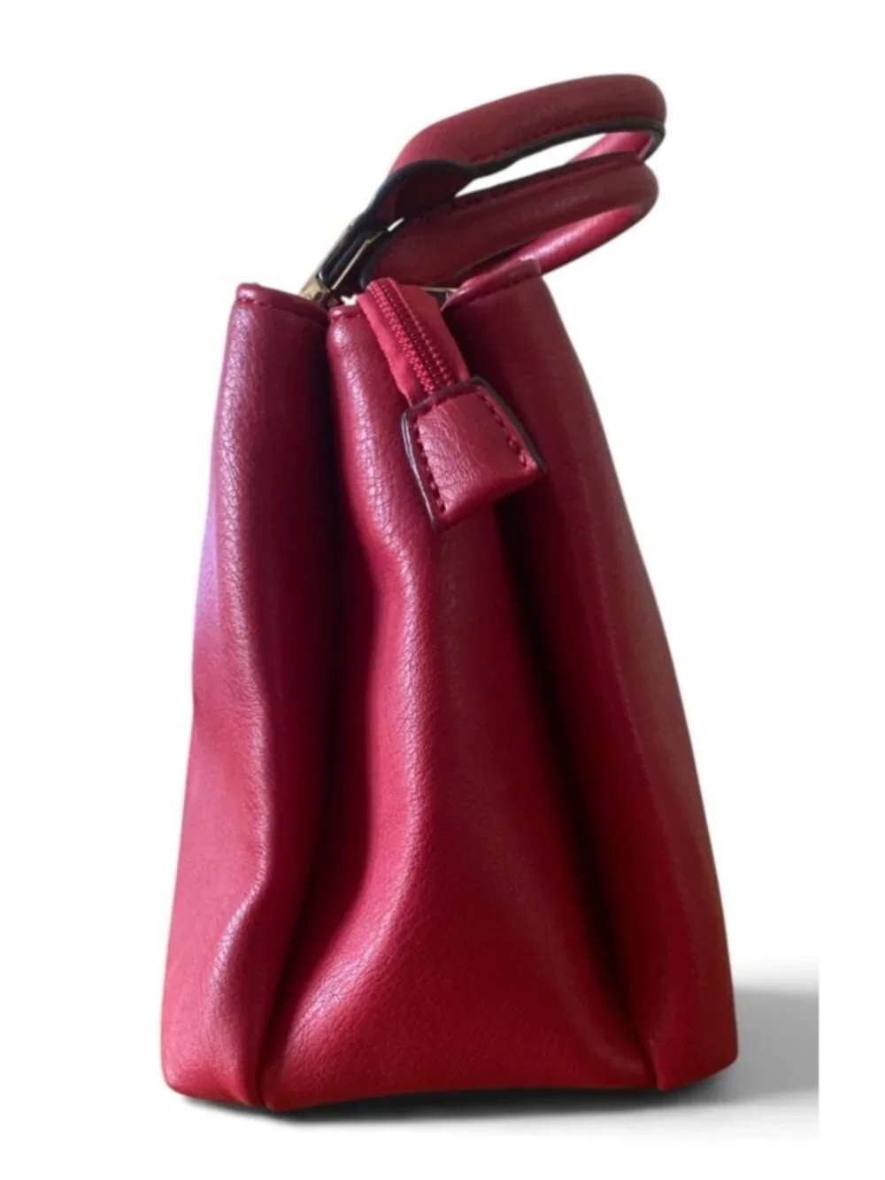 Dasein Satchel Vegan Leather Shoulder Crossbody Handbag NEW No Tags  Red